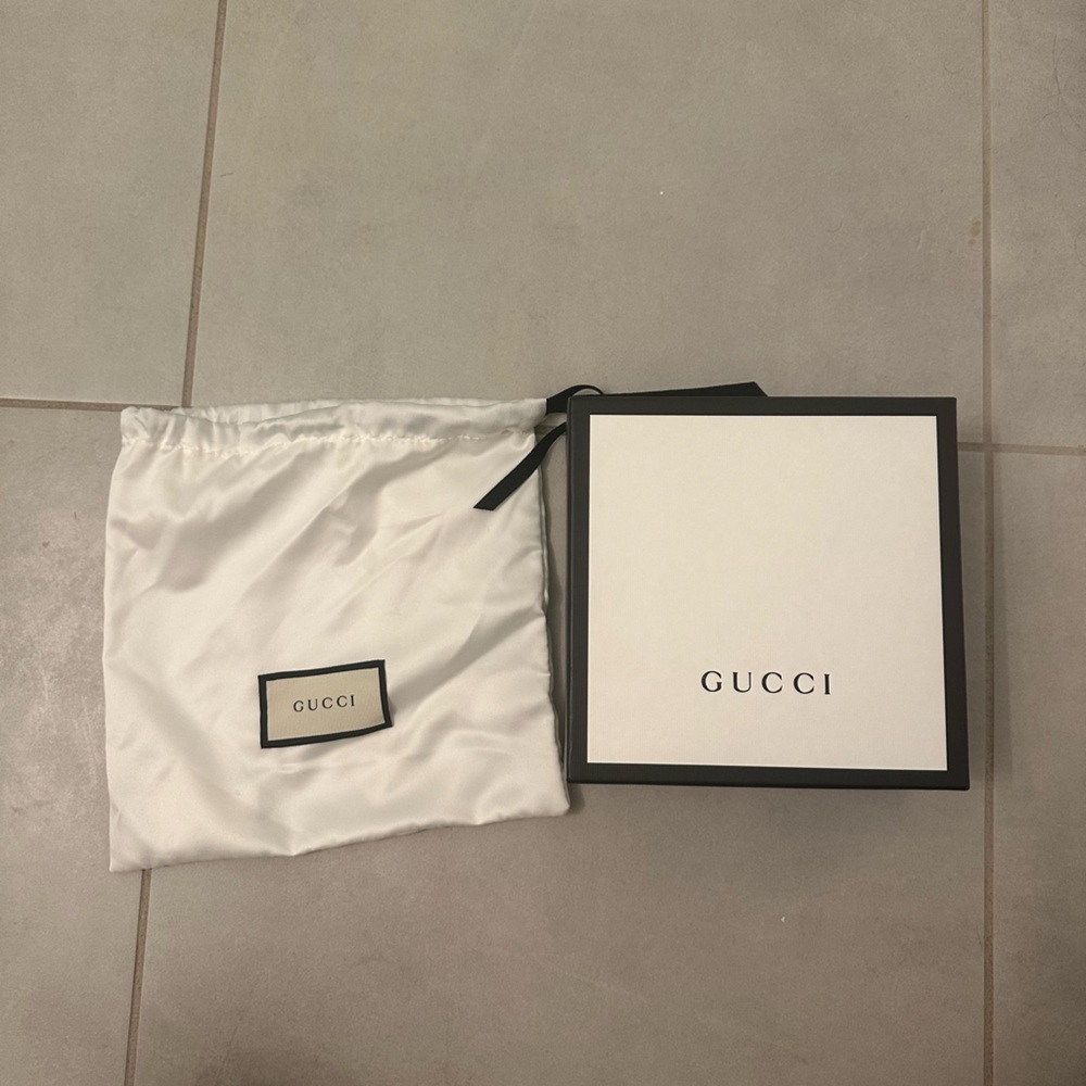 Gucci bag and box